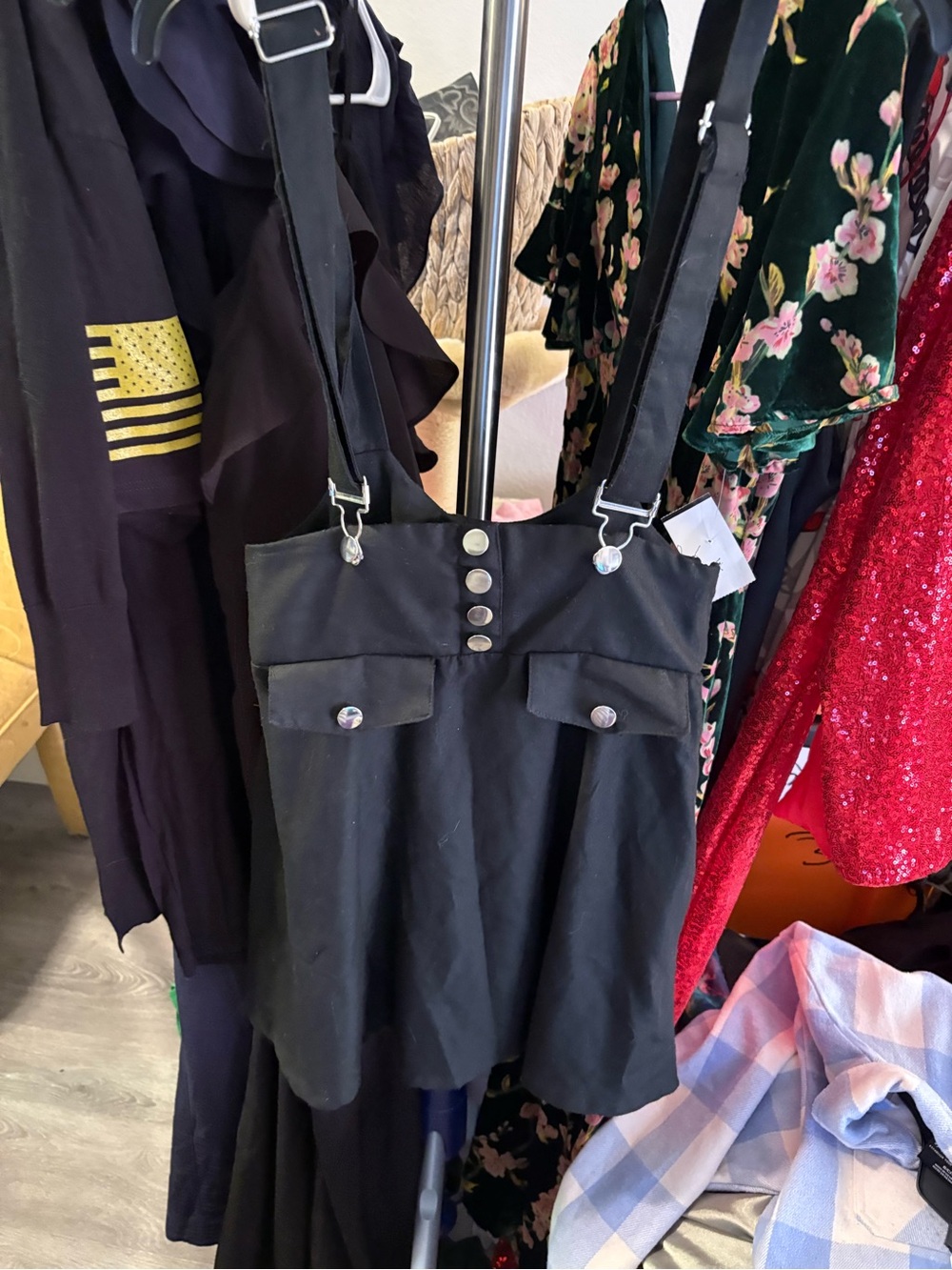 Black Suspender Skirt-Style by